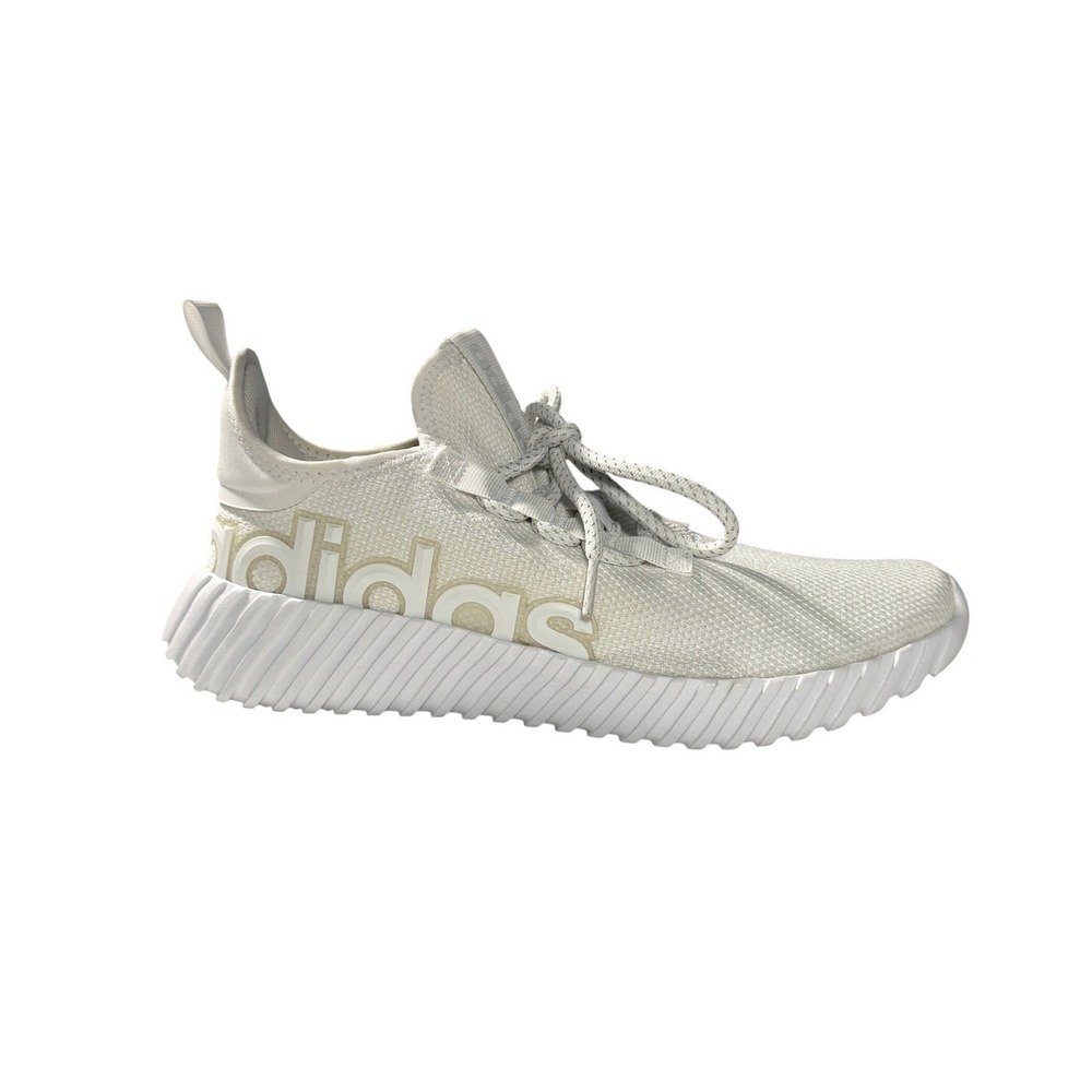 Adidas Kaptir 2.0 Mens Running Shoes White Knit Sneakers IF7317 Size 10
